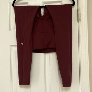 Lululemon Maroon Sz. 6 28” Leggings